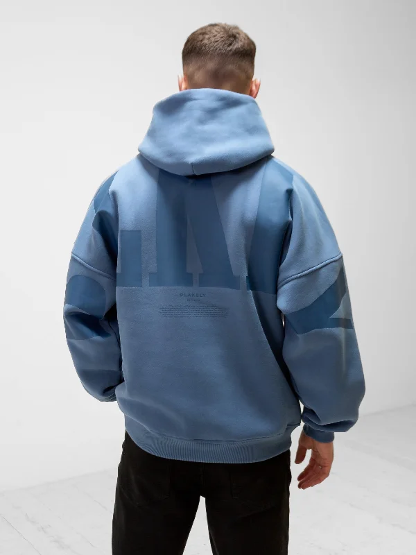 Cash Savings BLKLY Relaxed Hoodie - Blue