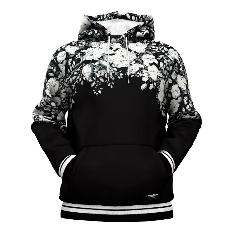 Shop and Save White Rose Blossom Hoodie