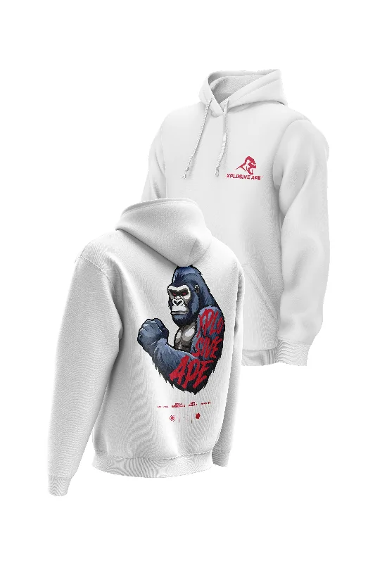 Shop and Save XAPE Powerhouse V1 Hoodie - White