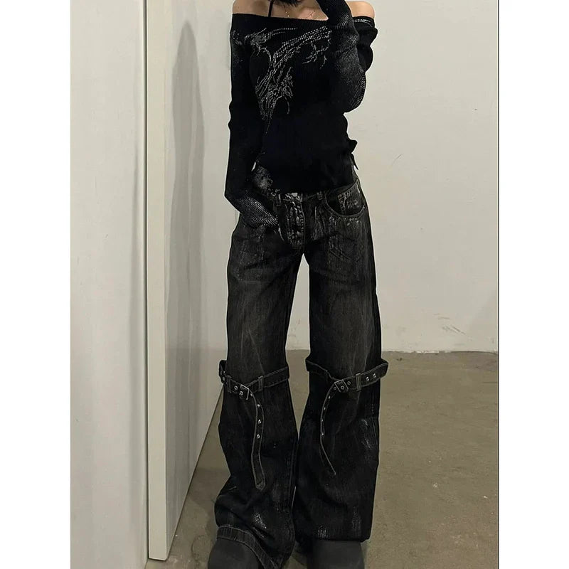 Final Clearance Hip Hop High Waist Pants for Halloween Style