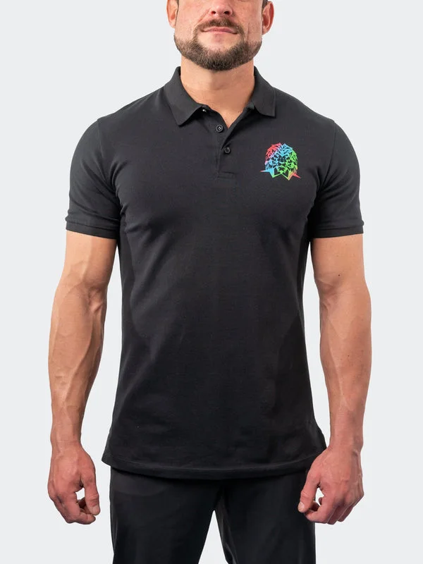 Daily Deals Maceoo Short Sleeves Polo | Polo Treatment Black