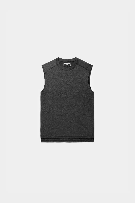 Pay Less Athletic Regular Fit Tank Jet Black