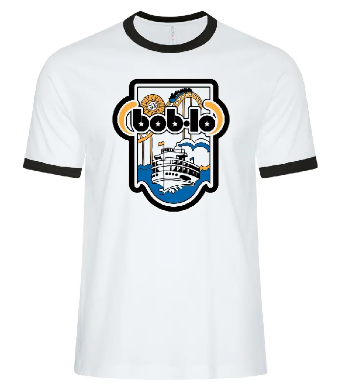 Online Only Boblo Island 70's Ringer T-Shirt