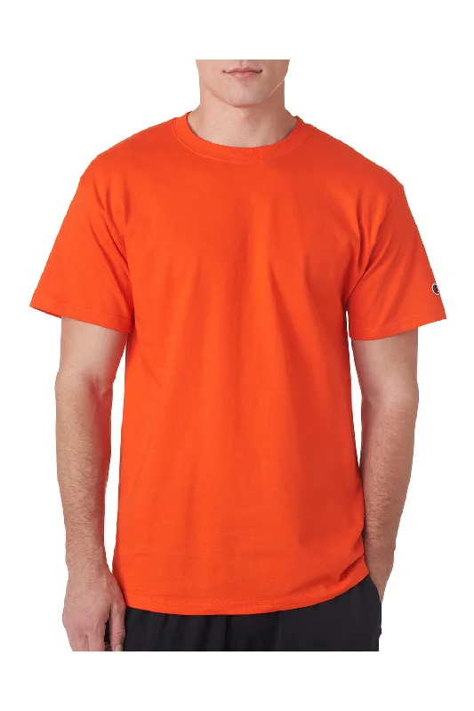 Super Sale Champion Mens Short Sleeve Crewneck T-Shirt - Orange
