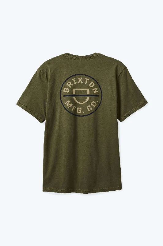 Special Buy Crest II S/S Standard T-Shirt - Ivy Green/Sand/Navy