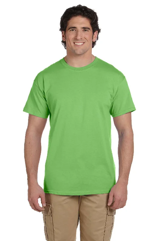 Weekend Offers That Impress Fruit Of The Loom Mens HD Jersey Short Sleeve Crewneck T-Shirt - Kiwi Green