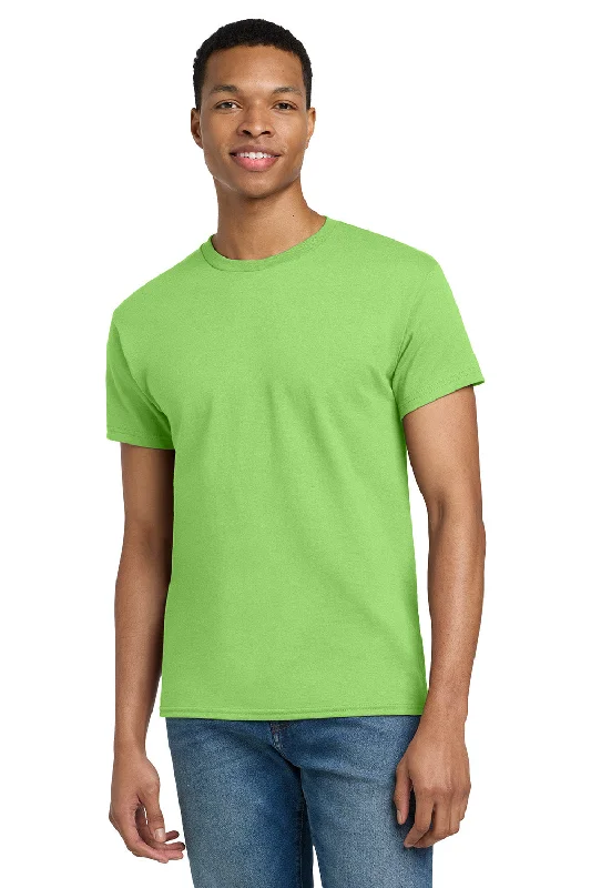 Half Price Gildan Mens Ultra Short Sleeve Crewneck T-Shirt - Lime Green