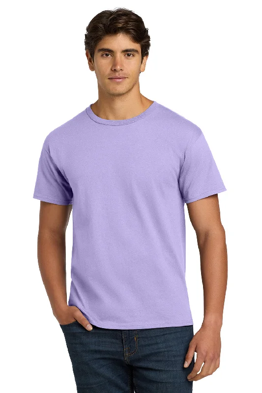 Online Exclusive Hanes Mens ComfortSoft Short Sleeve Crewneck T-Shirt - Lavender Purple