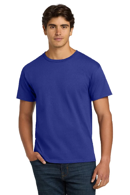 Weekend Special Hanes Mens ComfortSoft Short Sleeve Crewneck T-Shirt - Deep Royal Blue