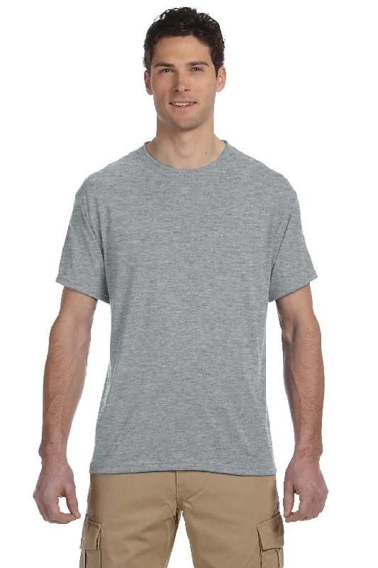 Super Deal Jerzees Mens Dri-Power Moisture Wicking Short Sleeve Crewneck T-Shirt - Heather Grey Super Deal Jerzees Mens Dri-Power Moisture Wicking Short Sleeve Crewneck T-Shirt - Heather Grey