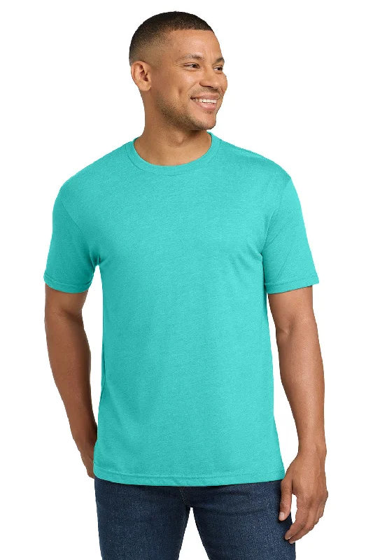 Price Reduction Next Level Mens Jersey Short Sleeve Crewneck T-Shirt - Tahiti Blue