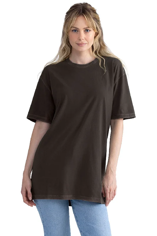 Deal Alert Next Level Mens Soft Wash Short Sleeve Crewneck T-Shirt - Graphite Black